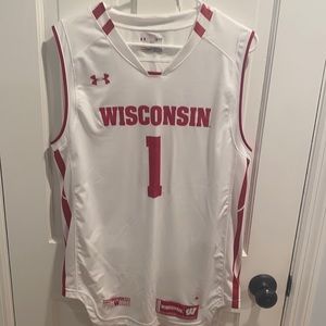 Wisconsin Badger Under Armour Authentic Men’s Basketball Jersey